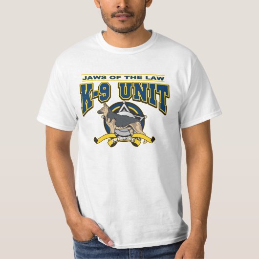 Politie-K-9-eenheid T-shirt (Voorkant)