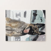politie K-9 Puzzle Legpuzzel (Horizontaal)