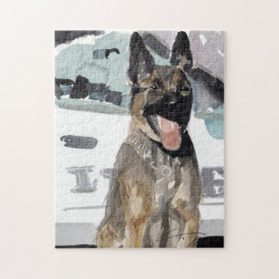 politie K-9 Puzzle Legpuzzel