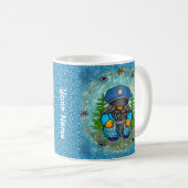 Politie kabouter koffiemok (Voorkant rechts)