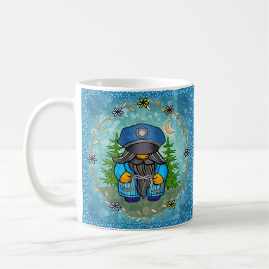 Politie kabouter koffiemok (Links)