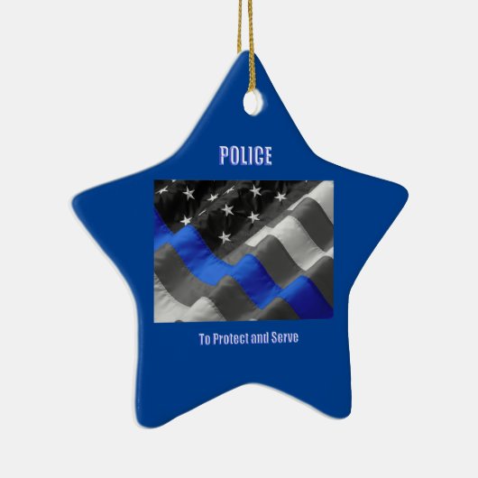 politie keramisch ornament (Rechts)