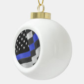 politie keramische bal ornament (Rechts)