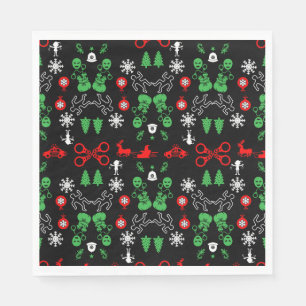 Politie Kerst Decoratie Servet