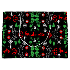 Politie Kerst Decoratief Groot Cadeauzakje