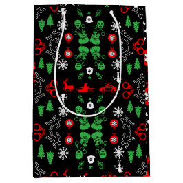 Politie Kerst Decoratief Medium Cadeauzakje