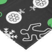 Politie Kerst Decoratief Tafelkleed (Gekanteld)