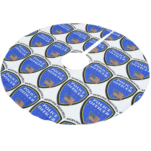 politie kerstboom rok (Gekanteld)