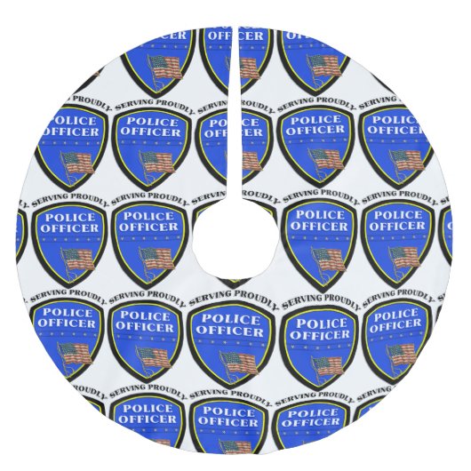 politie kerstboom rok (Voorkant)