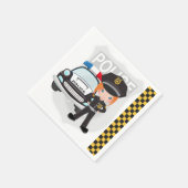 Politie kinder partij servet (Hoek)