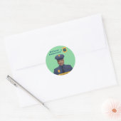Politie Kinderen Verjaardag Ronde Sticker (Envelop)