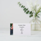 Politie kleurenbeschermheer - Platinum afwerking Visitekaartje (Staand voorkant)