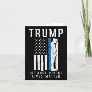 Politie leeft probleem Pro Trump Thin Blue Line US Kaart