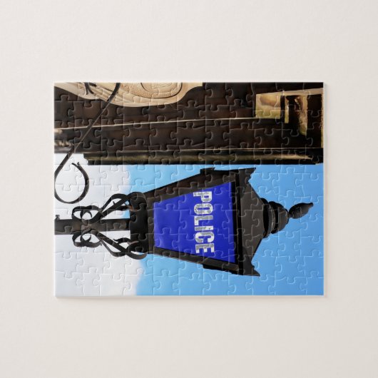 politie legpuzzel (Horizontaal)