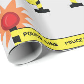 Politie lijn criminaliteit scène inpakpapier (Rol Hoek)