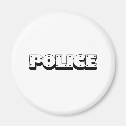 politie magneet (Voorkant)