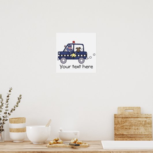 Politie-man Poster (Keuken)