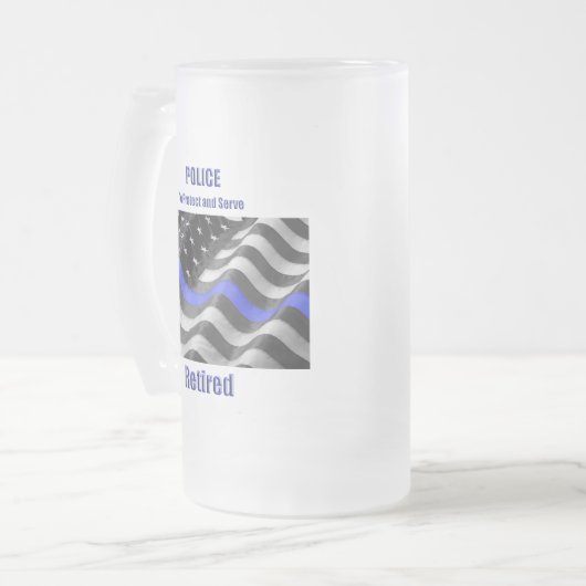 politie matglas bierpul (Voorkant links)