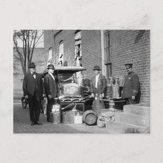 Politie met nog steeds in beslag genomen, 1922 briefkaart (Voorkant)