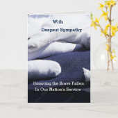 Politie - militaire sympathiekaart kaart (Gele Bloem)