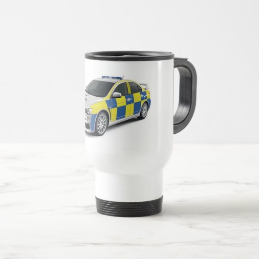 politie mitsubishi lancer evo x reisbeker (Voorkant rechts)