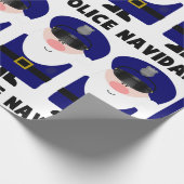 Politie Navidad Cadeaupapier (Hoek)