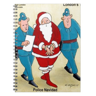 Politie Navidad: De kerstman is erg slecht Notitieboek