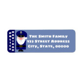 Politie Navidad Etiket (Voorkant)