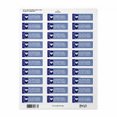 Politie Navidad Etiket (Full Sheet)