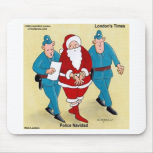 Politie Navidad: Sinterklaas is heel stout geweest Muismat