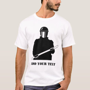 Politie oprollen t-shirt