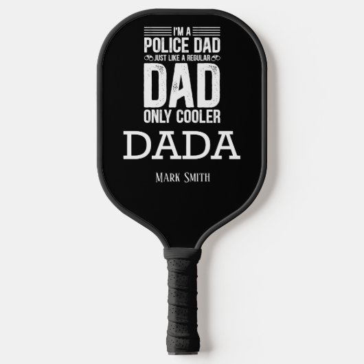 Politie Pap Pickleball Paddle (Voorkant)
