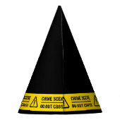 Politie Partij Misdaad Scène Niet Cross Line Geel Feesthoedjes (Achterkant)