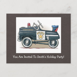 Politie Pedal Car Car Kaart