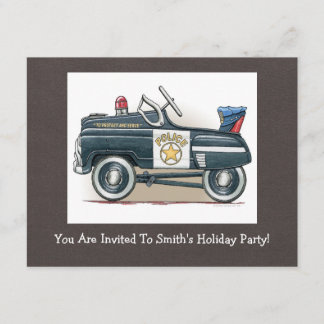 Politie Pedal Car Car Kaart