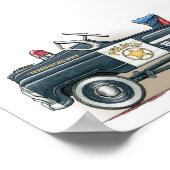 Politie Pedal Car Car Poster (Hoek)