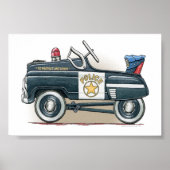 Politie Pedal Car Car Poster (Voorkant)