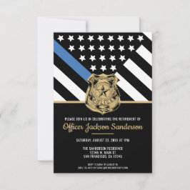 Politie pensioen blauwe lijn wetshandhaving kaart