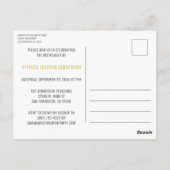 Politie Pensioen Partij Blue Line Wetshandhaving Briefkaart (Achterkant)