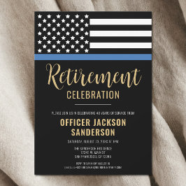 Politie Pensioen Partij Blue Line Wetshandhaving Kaart