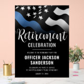 Politie Pensioen Partij Wetshandhaving Welkom Acryl Bord (Huwelijk)