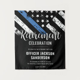 Politie Pensioen Partij Wetshandhaving Welkom Wandkleed