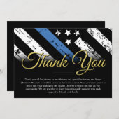 Politie pensioen rechtshandhaving dank u kaart (Voorkant / Achterkant)