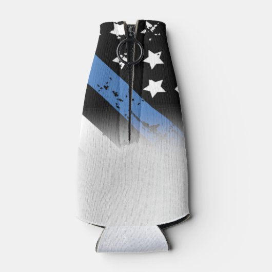 Politie Pensioenblauwe lijn Vlaggenwet Handhaving Flesjeskoeler (Achterkant)