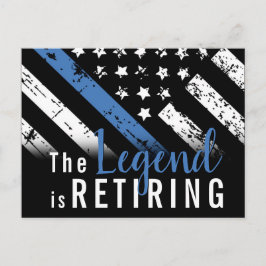 Politie Pensioenblauwe lijn Vlaggenwet Handhaving Uitnodiging Briefkaart