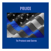 politie perfect poster (Voorkant)