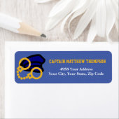 Politie Pet en handboeien retour adreslabel Etiket (Insitu)