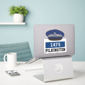 Politie Pet met Naam & Nummer Sticker (Laptop op bureau)