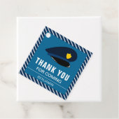 Politie Pet Verjaardagsfeestje Bedankjes Labels (In situ)