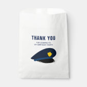 Politie Pet Verjaardagsfeestje Bedankzakje (Voorkant)